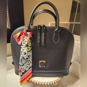 Dooney and Bourke zip zip satchel saffiano